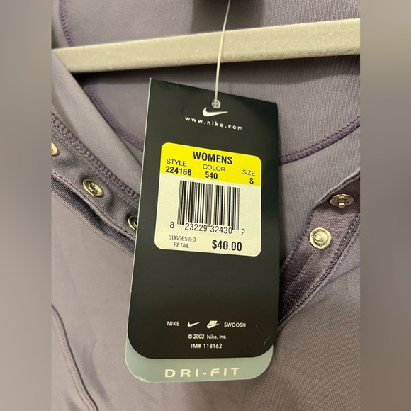 Nike Dri-Fit Yoga Pullover Jacket Purple Size Small - Picture 4 of 7